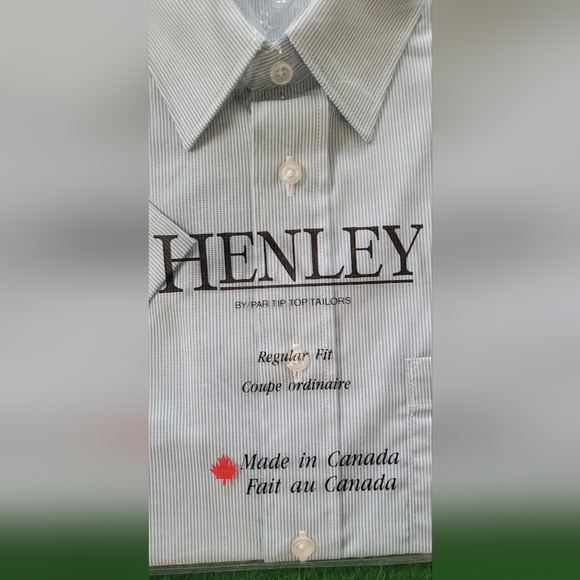 Deadstock Henley Short-Sleeved Button-Up - Picture 2 of 4